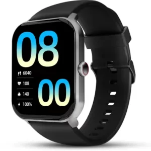 beatXP Marv Neo 1.85” HD Display with 550 Nits Brightness with Bluetooth Calling Smartwatch  (Black Strap, Free Size)